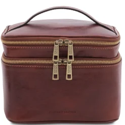 Reise - Kulturtasche aus Leder
