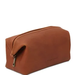 Reise - Kulturtasche aus Leder - Klein