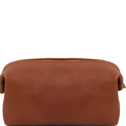 Reise - Kulturtasche aus Leder - Klein