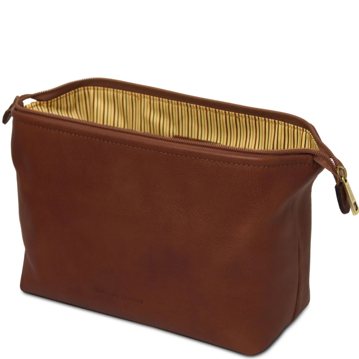 Reise - Kulturtasche aus Leder - Klein