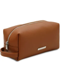 Reise - Kulturtasche aus Weichem Leder