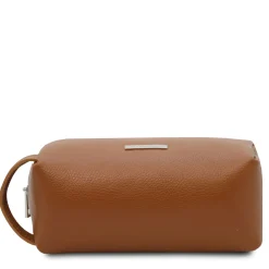 Reise - Kulturtasche aus Weichem Leder