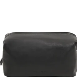 Reise- Kulturtasche aus Leder - Gross