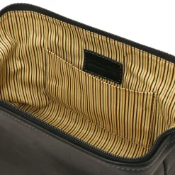 Reise- Kulturtasche aus Leder - Gross
