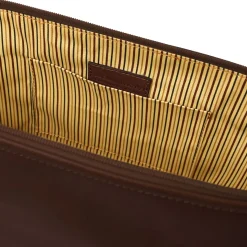 Reise- Kulturtasche aus Leder - Gross