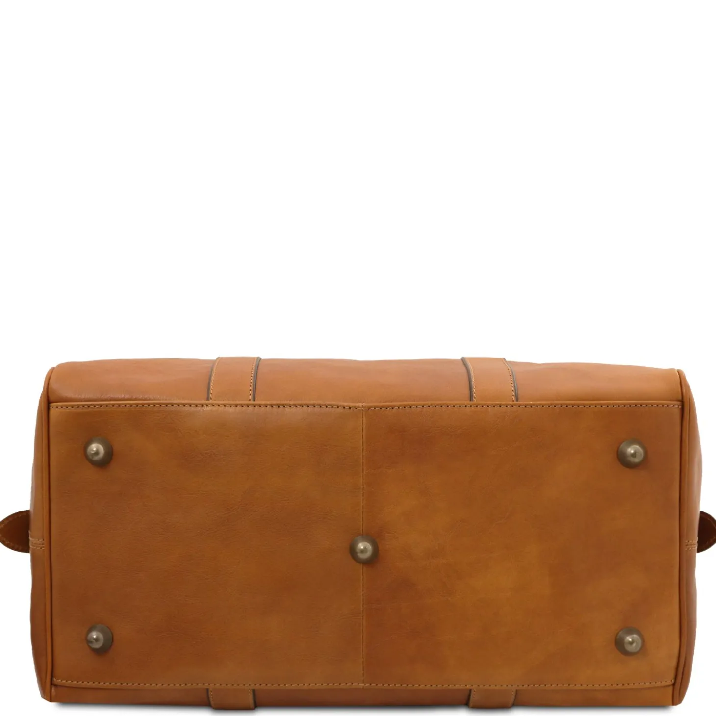 Reisetasche aus Leder mit Fach auf der Rückseite - Klein
