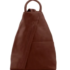 Rucksack Tropfendesign aus Weichem Leder