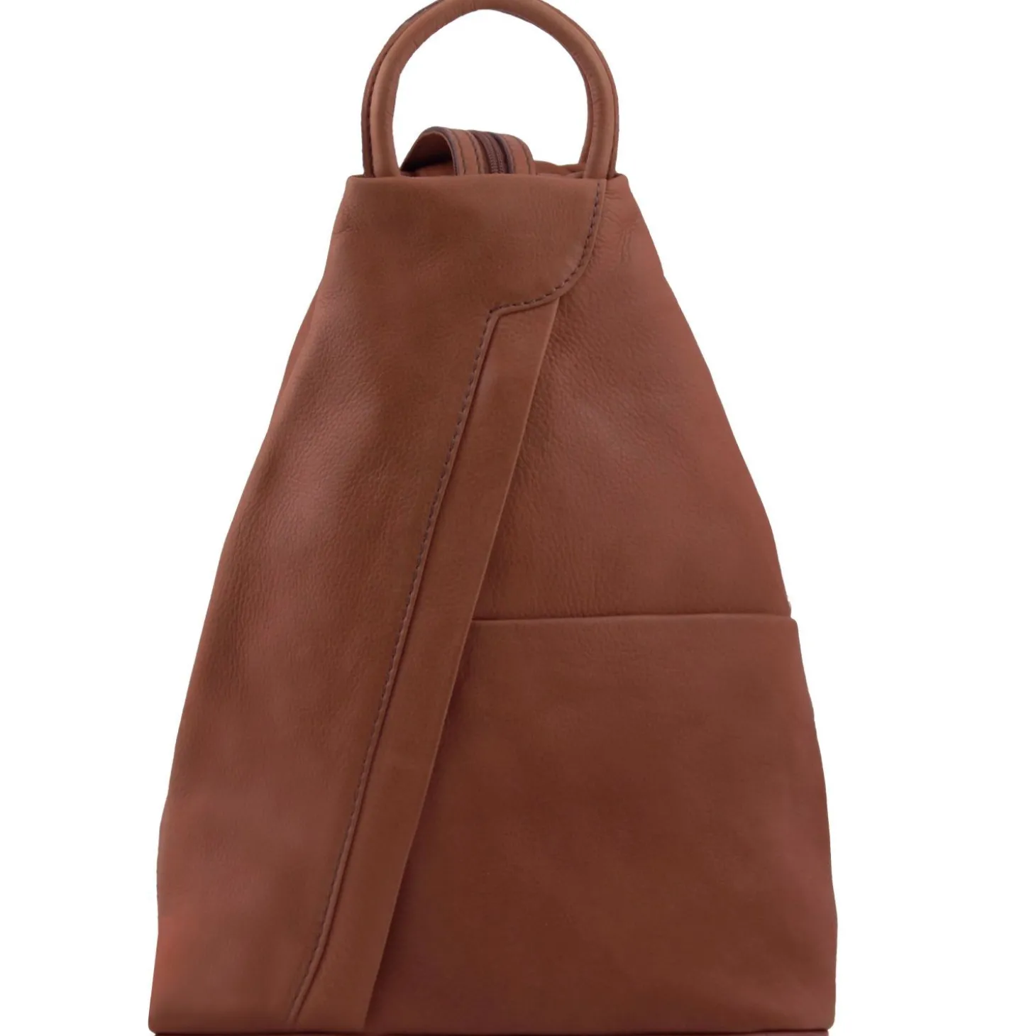 Rucksack Tropfendesign aus Weichem Leder