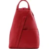 Rucksack Tropfendesign aus Weichem Leder