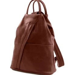 Rucksack Tropfendesign aus Weichem Leder
