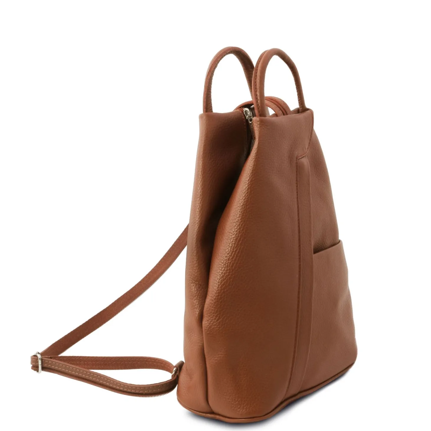 Rucksack Tropfendesign aus Weichem Leder