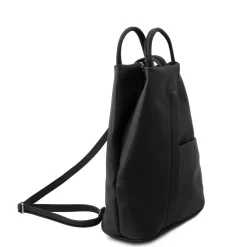 Rucksack Tropfendesign aus Weichem Leder