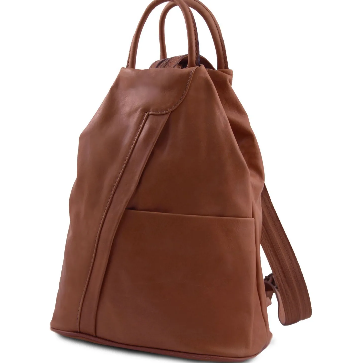 Rucksack Tropfendesign aus Weichem Leder