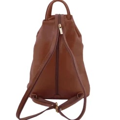 Rucksack Tropfendesign aus Weichem Leder