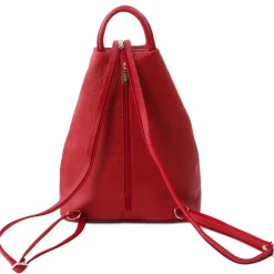 Rucksack Tropfendesign aus Weichem Leder