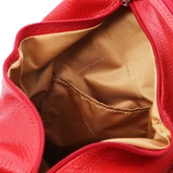 Rucksack Tropfendesign aus Weichem Leder