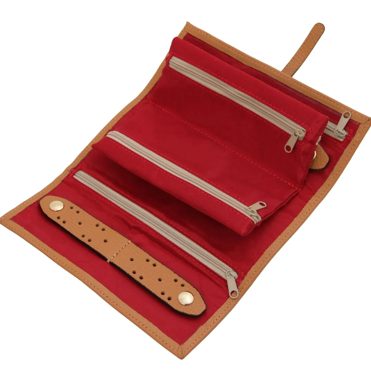Schmuckrolle aus Weichem Leder