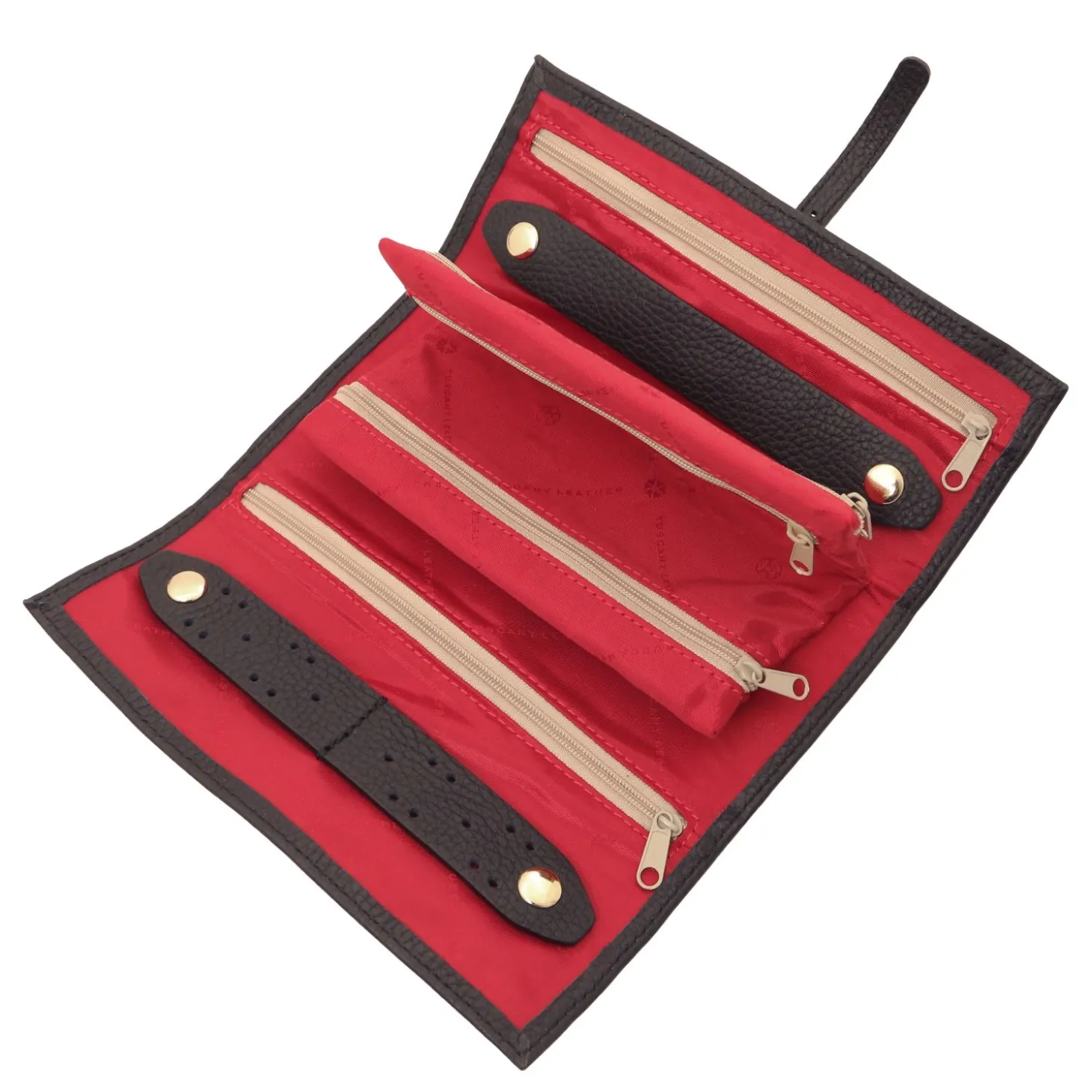 Schmuckrolle aus Weichem Leder