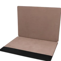 Schreibtischunterlage aus Leder mit Klappe