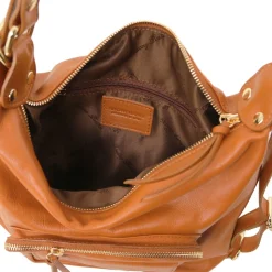 Schultertasche aus Kalbsleder