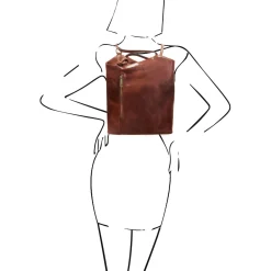Schultertasche aus Kalbsleder