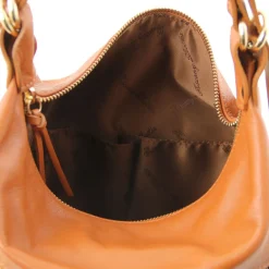 Schultertasche aus Kalbsleder