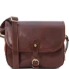 Schultertasche aus Leder