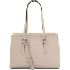 Schultertasche aus Leder