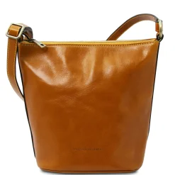 Schultertasche aus Leder