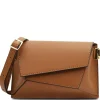 Schultertasche aus Leder