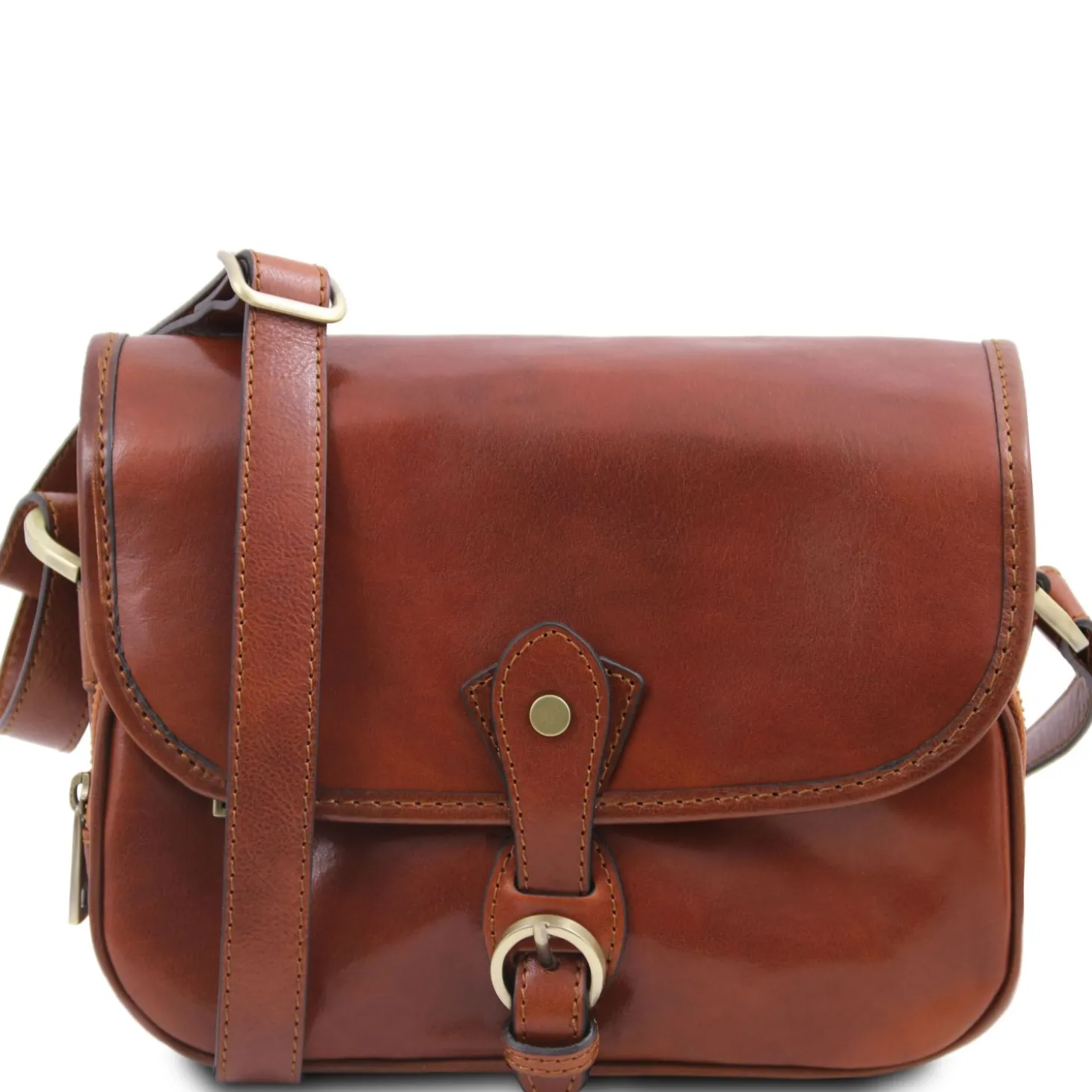 Schultertasche aus Leder