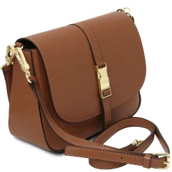 Schultertasche aus Leder