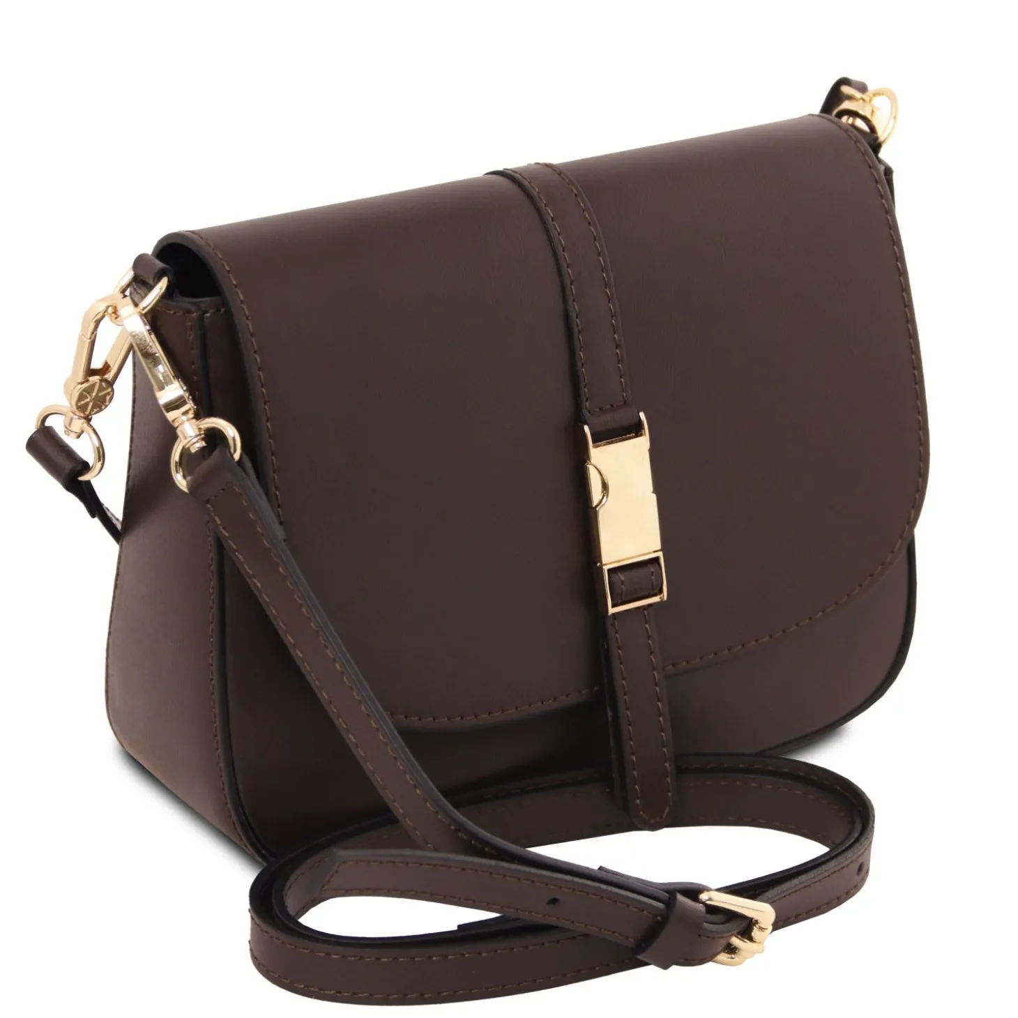 Schultertasche aus Leder