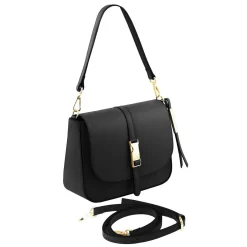 Schultertasche aus Leder