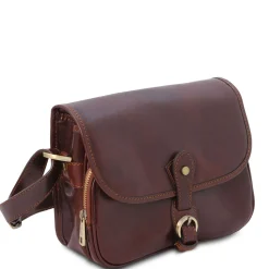 Schultertasche aus Leder