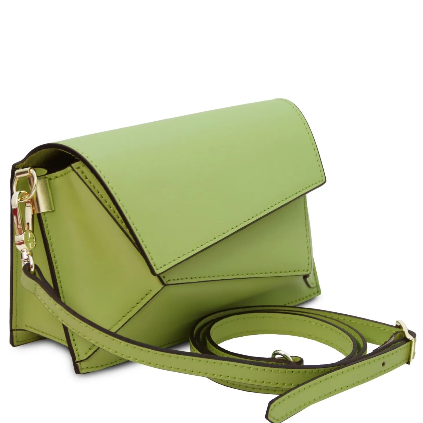 Schultertasche aus Leder