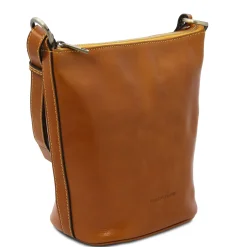 Schultertasche aus Leder