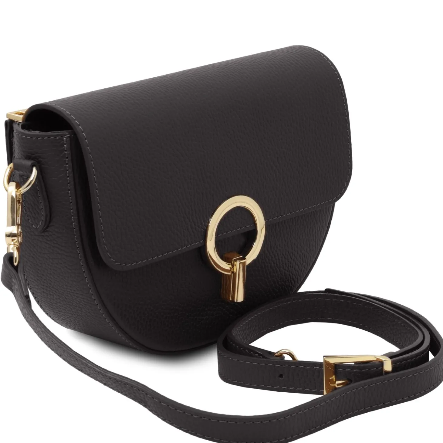Schultertasche aus Leder