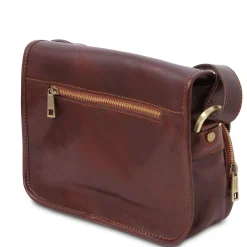 Schultertasche aus Leder