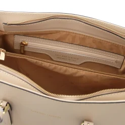 Schultertasche aus Leder