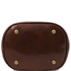 Schultertasche aus Leder