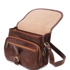 Schultertasche aus Leder