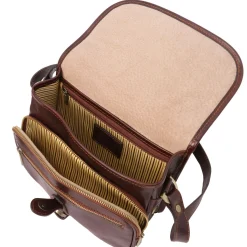 Schultertasche aus Leder