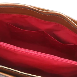 Schultertasche aus Leder