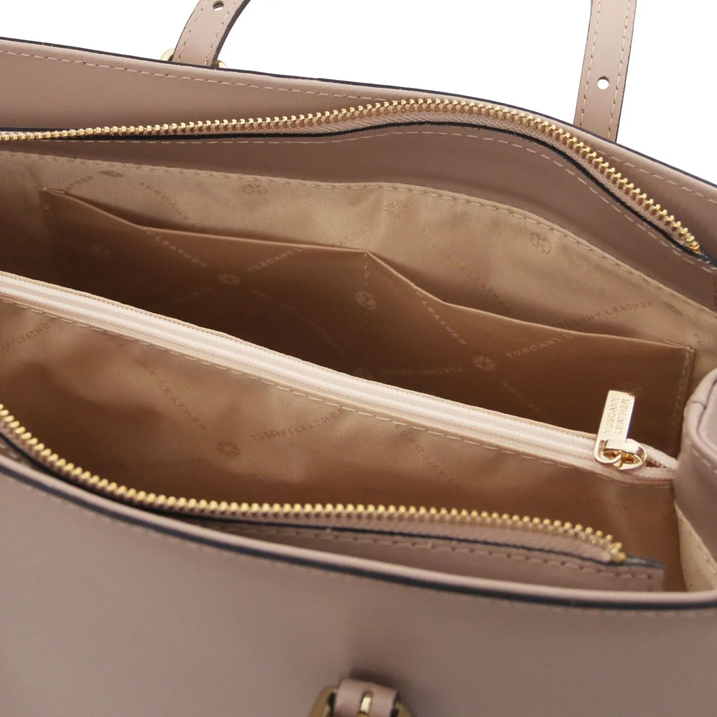 Schultertasche aus Leder