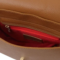 Schultertasche aus Leder