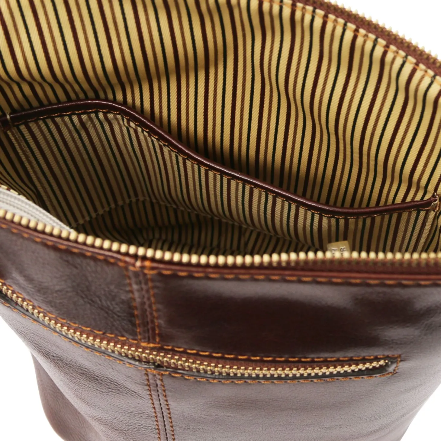 Schultertasche aus Leder