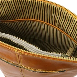 Schultertasche aus Leder