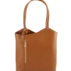 Schultertasche aus Saffiano Leder