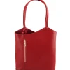 Schultertasche aus Saffiano Leder